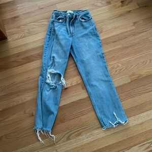 Abercrombie & Fitch Women’s The 90’s Straight Ultra High Rise